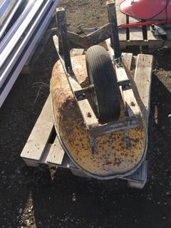 Wheelbarrow.