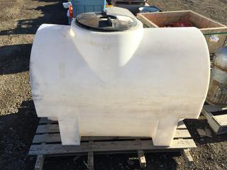 White Poly Water Tote, Approximately 30" x 36" x 48".