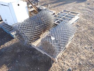 (2) Rolls of Chain Link Fence 42"W. *Length Unknown*.