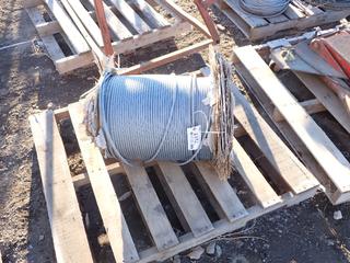 Quantity of Steel Cable 3/8" Thick.
