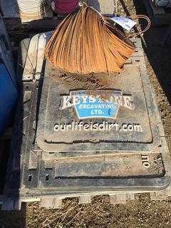 Quantity of Mud Flaps and (1) Roll of Wire.