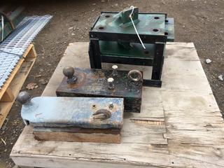 2 5/16" Ball Hitch Attachment for Skid Steer and Lifting Jigs.