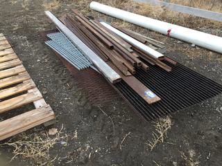 Assorted Steel Tube, Flat Bar and Grating.