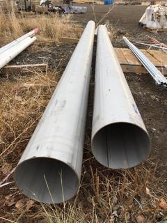 (2) Pcs Steel Pipe 10" x 20' Ea.