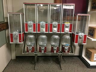 Northern Beaver Candy & Toy Machines. Approximately 66"L x 57"H. *Note: Keys For This Machine Are In Office