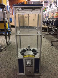 Northern Beaver Candy & Toy Machine. Approximately 30"H x 11"L. *Note: Keys For This Machine Are In Office