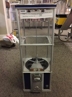 Northern Beaver Candy & Toy Machine. Approximately 30"H x 11"L. *Note: Keys For This Machine Are In Office