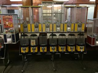 Northern Beaver Candy, Toy, & Gumball Machines. Approximately 67"H x 65"L. *Note: Keys For This Machine Are In Office