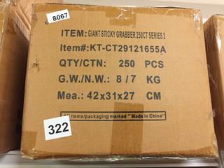 Quantity of Giant Sticky Grabbers In Capsules.