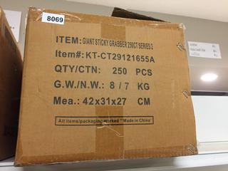 Quantity of Giant Sticky Grabbers In Capsules.