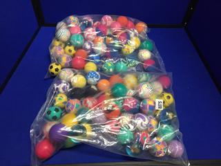 (2) Bags of Bouncy Balls.