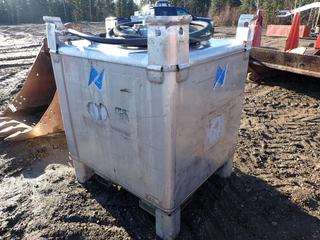 Nalco Porta-Feed System, 400 Gallon Stainless Steel Tank, SN 81736 **Buyer Responsible For Load Out**