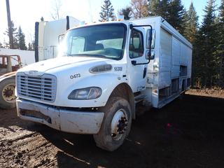 2004 Freightliner M2 Business Class S/A Water Delivery Truck, A/T, 6.4L Diesel Engine, 14,968 KG GVWR, 5,445 KG Fronts, 9,525 KG Rears, 11R22.5 Tires @ 40%. VIN 1FVACXCS54HM16834 *Note: Salvage Unit* **Buyer Responsible For Load Out**