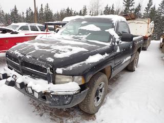 1997 Dodge Ram 1500 4x2 Wheel Drive, Regular Cab Pickup Truck, 5.2L Gas Engine, 5-Speed Manual Trans., 265/70R17 Tires, Showing 333,129 KSM, VIN 1B7HC16Y0VS221574, *Note: Parts Only* **Buyer Responsible For Load Out**
