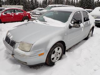 2005 Volkswagen Jetta, 4-Door Sedan, 2.0L Gas Engine, Auto Trans., Tires 195/65R15, VIN 3VWSK69M95M045872, *Note: No Key, Running Condition Unknown* **Buyer Responsible For Load Out**