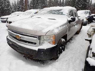 2008 Chevy Silverado Extended Cab Pickup Truck, 4x4, 4.8L Gas Engine, Auto Trans., LT245/70R17 Tires, VIN 2GCEK19C081272664, *Note: Parts Only, No Key, Running Condition Unknown* **Buyer Responsible For Load Out**