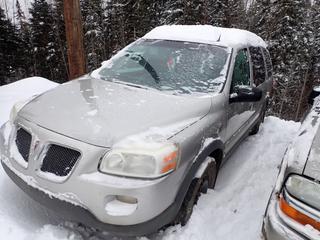 2007 Pontiac Montana SV6 Van, 3.9 Gas Engine, Auto Trans., P235/60R17 Tires, VIN 1GMDV23177D157784, *Note: Running Condition Unknown* **Buyer Responsible For Load Out**