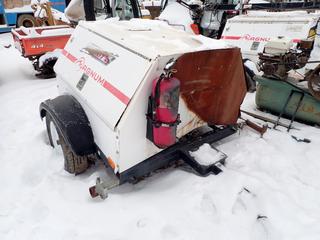 Magnum S/A Portable Light Tower, Isuzu Engine, *Note: Fire Damage, Running Condition Unknown* **Buyer Responsible For Load Out**