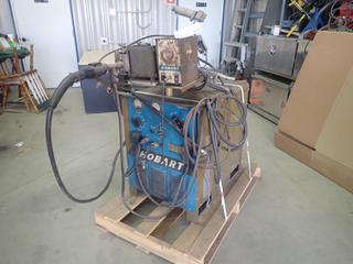 Hobart RC300 230/460/575V 3-Phase Welder w/ Hobart Model 27 Wire Feeder, Assorted Welding Cable And Tweco Mig Gun. SN 78WS08483
