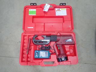 Burnby Model PAT46 18V Battery Actuated Hydraulic Crimping Tool C/w (1) Battery And Charger
