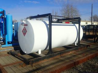 Skid Mtd 122in X 50in X 50in Fuel Storage Tank, 12ft Skid