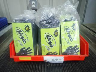Qty Of Size 7,8 And 10 Ninja Ice Knuckle Coated Work Gloves