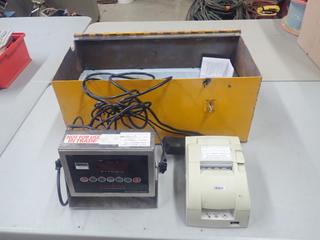 Cardinal Model 205 Weight Indicator C/w Epson Printer. SN E04805-0128