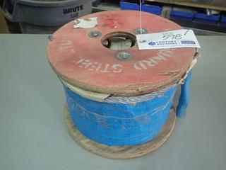 (1) Roll Of 1/2in Steel Cable *Unused*