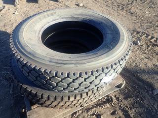 (1) Dunlop And (1) Goodyear 11R245 Tires