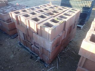 (1) Pallet Of 15 1/2in X 9 3/4in X 7 3/4in Cinder Blocks