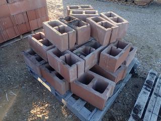 (1) Pallet Of 15 1/2in X 9 3/4in X 7 3/4in Cinder Blocks