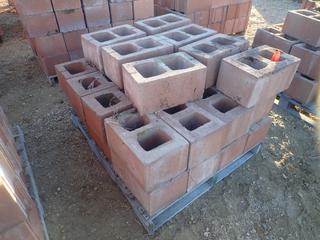 (1) Pallet Of 15 1/2in X 9 3/4in X 7 3/4in Cinder Blocks