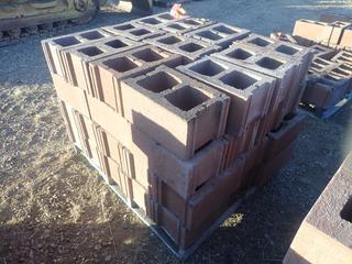 (1) Pallet Of 15 1/2in X 9 3/4in X 7 3/4in Cinder Blocks