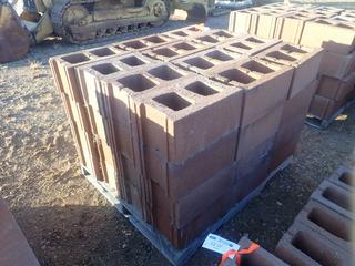 (1) Pallet Of 15 1/2in X 9 3/4in X 7 3/4in Cinder Blocks