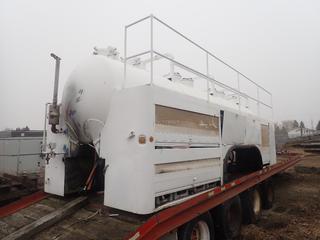 Construction Service Tank Truck Body C/w 20ft X 4ft X 4ft Tank, Storage Compartments, GPI FM100 Filter Meter, (7) Hose Reels, Onan DJGMS Diesel Generator, Iowa Mould Tooling HD750 Air Compressor. *Note: Buyer Responsible For Loadout* 