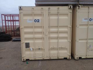 2004 40ft Storage Container C/w Shelving, (3) Lights And 120V Plugin. SN TTN15625405 *Note: Contents Not Included, Buyer Responsible For Loadout*