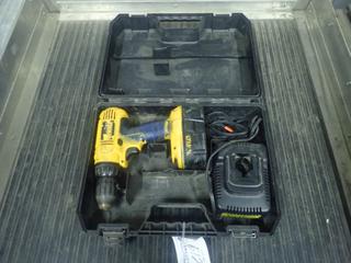 Dewalt 18V 1/2in Drill C/w Battery, Charger And Case