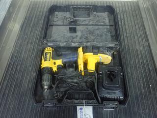 Dewalt 18V 1/2in Drill C/w Battery, Charger And Case