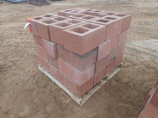 (1) Pallet Of 15 1/2in X 9 3/4in X 7 3/4in Cinder Blocks