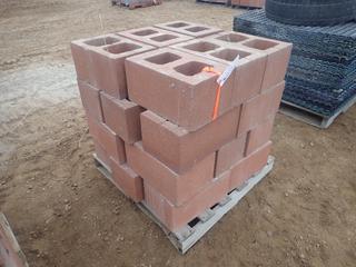 (1) Pallet Of 15 1/2in X 9 3/4in X 7 3/4in Cinder Blocks