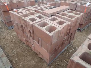 (1) Pallet Of 15 1/2in X 9 3/4in X 7 3/4in Cinder Blocks