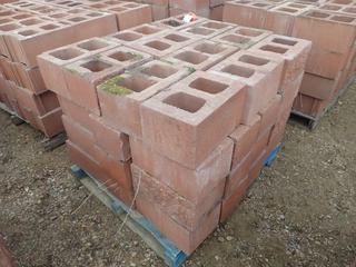 (1) Pallet Of 15 1/2in X 9 3/4in X 7 3/4in Cinder Blocks