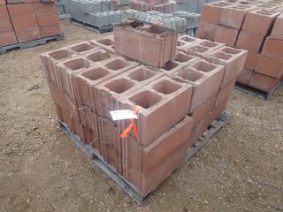 (1) Pallet Of 15 1/2in X 9 3/4in X 7 3/4in Cinder Blocks