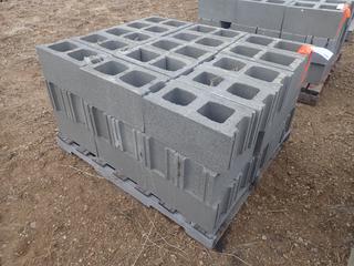 Qty Of 15 1/2in X 7 1/2in X 7 1/2in Cinder Blocks