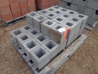 Qty Of 7 1/2in X 7 1/2in X 7 1/2in Concrete Blocks