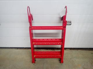 Deckmate 400lb Cap. Folding Trailer Rail Ladder