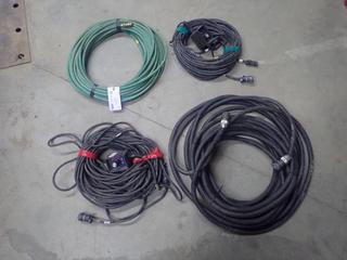 Qty Of Heavy Duty Welding Cable C/w (2) Speed Controllers And Hose