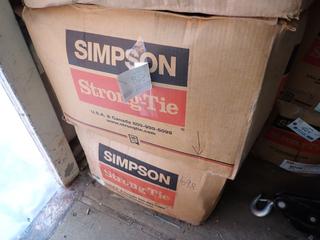 (2) Boxes Of Simpson Strong-Tie 3 1/2in X 20in Joist Hangers 