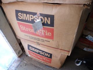 (2) Boxes Of Simpson Strong-Tie 3 1/2in X 20in Joist Hangers 