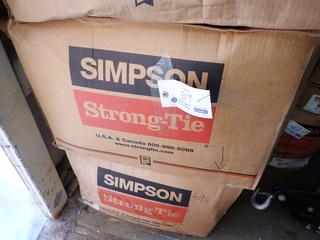 (2) Boxes Of Simpson Strong-Tie 3 1/2in X 20in Joist Hangers 